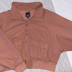 Wild Fable Jean Bomber Jacket, Size L